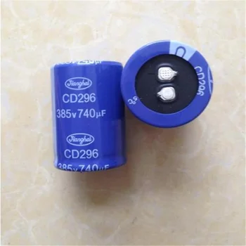 CD296 385V 740UF Hliníkové Electrolynic Kondenzátor 35*50mm
