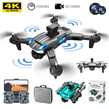 2022 Nové K8 Pro Drone 4K Profesionálne HD ESC Fotoaparát Prekážkou Vyhýbanie Optický Tok Polohy Skladacia Quadcopter Hračky, Darčeky