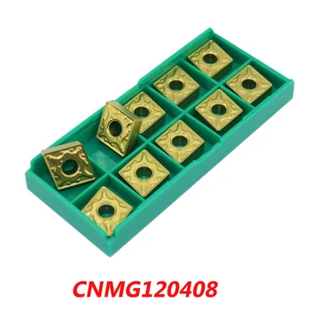 Doprava zadarmo CNC sústruženie vložky CNMG120408 pre sústruh stroj vhodný MCLNR/MCRNR/MCKNR sústruženie faceing externé sústruh nástroj