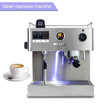 EM-19-M2 Semi-automatický kávovar Obchodné Nehrdzavejúcej Ocele talianskej Kávy Stroj na Espresso kávovar