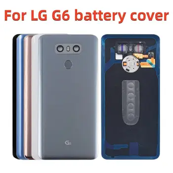 Pre LG G6 Kryt Batérie Dvere Prípade Bývania S Objektív na snímač Odtlačkov Flex Náhradné Diely Pre LG G6 LS993 US997 Zadný Kryt