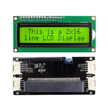 Elecrow LCD1602 Displej pre Mikro:bit 2.0 4-Wire Connection 4 Crowtail Rozhraním IIC, UART, Analógový Port a Digitálny Port pre BBC