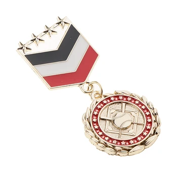 Smalt Kovové Medaily Pripnúť Odznak Brošňa Maškarný Kostým Party Star Charms