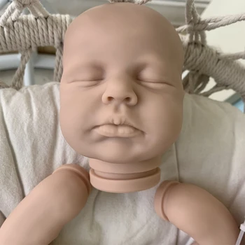 Realistická Bábika Auta 20-Palcový Nevyfarbené Nedokončené Novorodenca Spánku Baby Realisticky Telo, Mäkké Vinylové Príslušenstvo