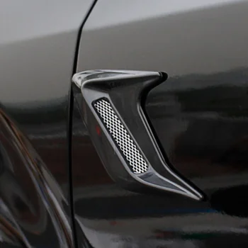 2 ks Auta Simulácia Bočné vetracie Otvory Dekoratívne Nálepky pre Ford Kuga, Focus Fiesta Ecosport Mondeo Uniknúť Explorer Okraji Fusion Flex