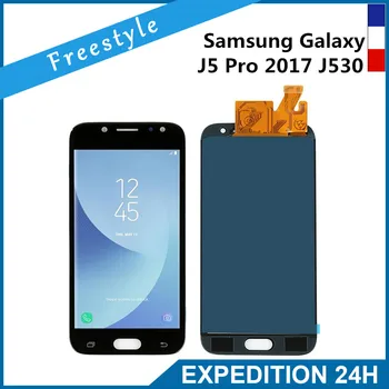 Samsung Galaxy SS J5 2017 J530 J5pro Obrazovky Montáž Black Mobilný Telefón Dotykový LCD Displej Digitalizátorom. Telefón Opravy Príslušenstvo