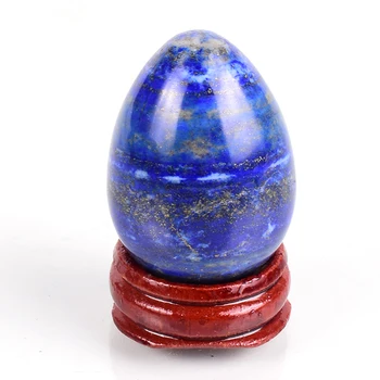 Prírodné Lapis Lazuli Masážne Vajíčko Undrilled 43*30 MM Minerálneho Kameňa Yoni Loptu Kegel Cvičenia Panvového dna Svaly Zdravotnej Starostlivosti Nástroj