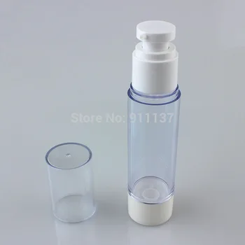 plastové airless kozmetické fľaše 50ml , cenovo dostupné airless kozmetické čerpadla fľaša na krém , 50 ml airless kozmetické balenia