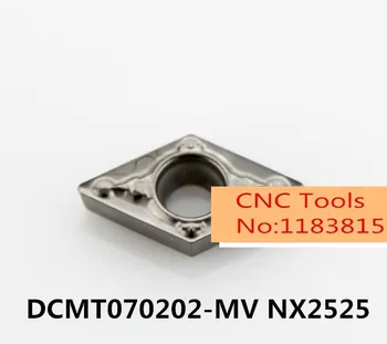 DCMT070202-MV NX2525/DCMT070204-MV NX2525,pôvodný vložiť karbidu pre otočením držiaka nástroja nudné bar