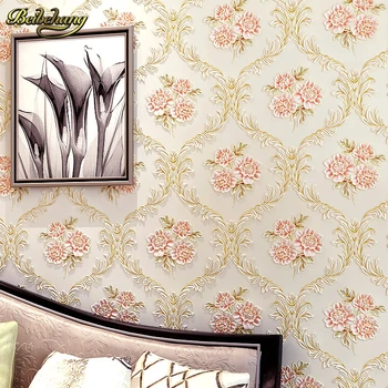 beibehang Európskej záhradné kvety tapety na steny 3 d abstraktných de parede 3d nástenná maľba na stenu papiere domova roll, TV joj