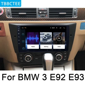 Pre BMW Radu 3 E92 E93 2004~2013 Auta Systém Android, multimediálny Prehrávač, GPS Navigácie, LCD Displej autorádia BT, WiFi AUX