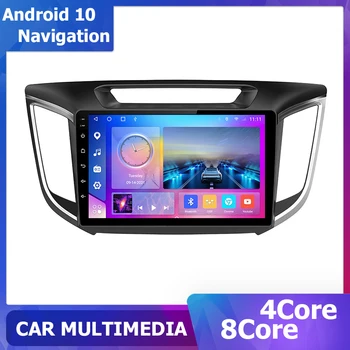 10 palcový Auto Multimediálne Rádio Android 10 Auta GPS pre Hyundai IX25 Creta 2015-2018 Navigáciu 2 Din carplay DSP Stereo autorádia