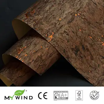 MÔJ VIETOR brown Gold burlywood Korkové Tapety Luxusná 100% Prírodný Materiál, Bezpečnostné Innocuity 3d Tapety V Roll Domova