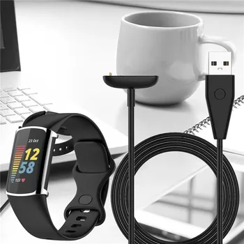 USB Nabíjačku pre Fitbit Luxe Nabíjací Kábel pre Fitbit Poplatok 5 Magnetický Náramok Nabíjačku mimoriadne Vydanie Smart Hodinky 50 100 cm