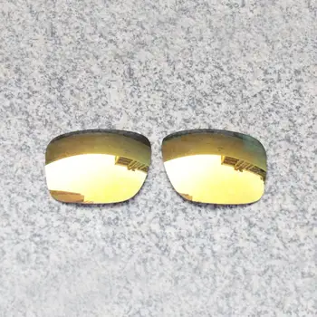 Veľkoobchod E. O. S Polarizované Rozšírené Náhradné Šošovky pre Oakley Veľké Taco slnečné Okuliare -24K Gold Polarizované Zrkadlo