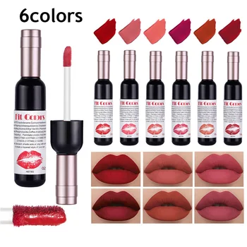 HEALLOR 6Color Matný Kvapaliny Rúže Nepremokavé Ultra Velvet Lip Stick Pigment Sexy Červené Nahé Dlhotrvajúci Lesk na Pery make-up Nástroj