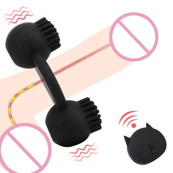 Sexuálne Hračky pre Mužov Pár Stimulátor Klitorisu Upozorňuje USB Penis Krúžok 10 Rýchlosť Oneskorenie Ejakulácie G mieste Penis Krúžok