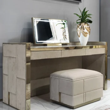 Taliansky ľahké extravagantné bielizníka, spálne, moderná jednoduché, high-grade make-up tabuľky mramoru moderný nábytok