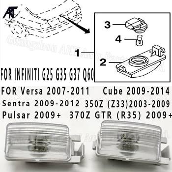 Číslo špz Svetlo Lampy Pre Nissan Versa 370Z GTR Infiniti G37 Zadnej špz Svetlo Lampy