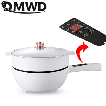 DMWD 3L Multi-funkčné Elektrické Hýbať-smažiť Jedlo Wok Non-Stick Panvica Potravín Parník Smart Smoke-free Hot Pot Guláš, Varenie, Kúrenie