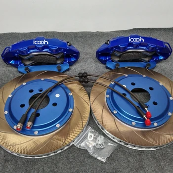ICOOH Prispôsobené 6 Piestové Brzdové Strmeň Súpravy s Hliníkovej Zliatiny Disk Rotory pre Subaru Impreza