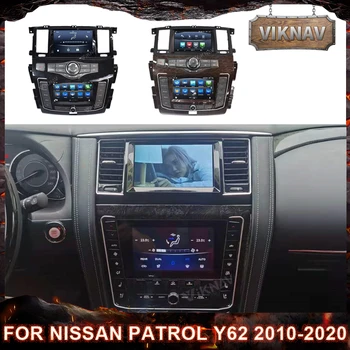 Dvojitá obrazovka autorádia Android pre Nissan patrol Y62 na roky 2010-2020 stereo prijímač video multimediálny systém Vedúci Jednotky