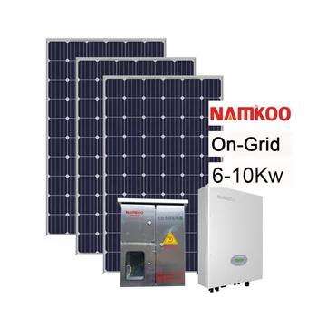 Namkoo 10 kva solárny systém 7 kw 8000w 9000wp solárny generátor pre dom strecha
