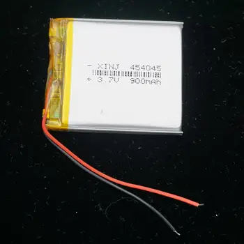 3.7 V 900 mAh 454045 Nabíjateľná Lithium Polymer Li Lipo Batérie, Akumulátora Bunky Pre LED GPS Jazdy Záznamník DIY Tablet PC
