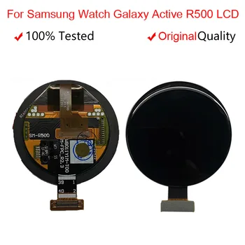 Pôvodné super Amoled Pre Samsung Sledovať Galaxy Sledovať Aktívne SM-R500 R500 LCD displej s dotykovým displejom a opravy častí bez NFC