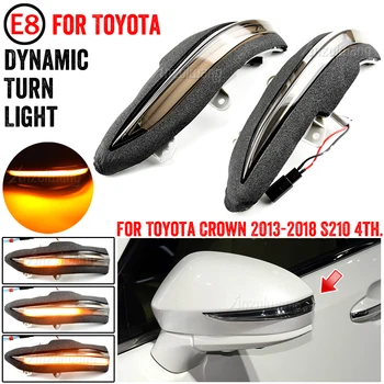 Bočné Spätné Zrkadlo Sekvenčné Indikátor Blinker Lampa Auto LED Dynamický Zase Signálneho Svetla Pre Toyota Crown Roky 2013-2018 S210 4..