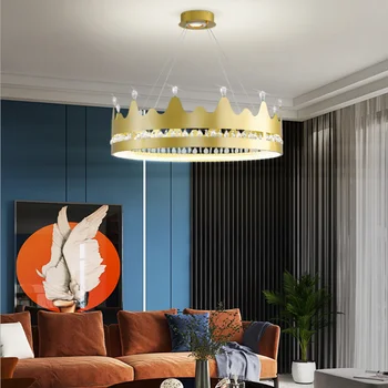 Tvorivé osobnosti crystal obývacia izba luster moderný jednoduchý jedáleň osvetlenie jednoduché spálňa koruny Nordic krúžok svetlo
