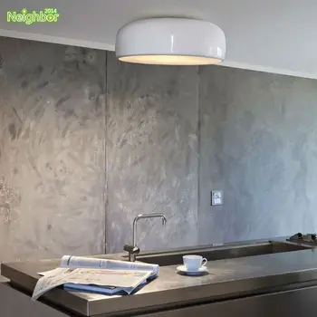Nový Moderný minimalistický reštaurácia Kuchyňa Flushmount Stropné Svietidlo módne kreatívne Osvetlenie Spálne LED Prívesok Zariadenia