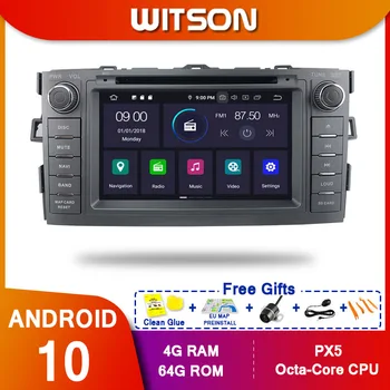 WITSON Android 10.0 Octa-core(osem core) autorádia AUTO NAVIGETION Multidedia PRE TOYOTA AURIS 2008-2012 DVD Prehrávač, GPS