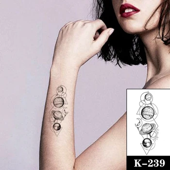 Malá Veľkosť Geometrické Kvet, Motýľ Zábavné Vzor Tetovanie Nálepky Body Art Dočasné Tetovanie na Krku Rameno Falošné Tatoos pre Ženy Muži