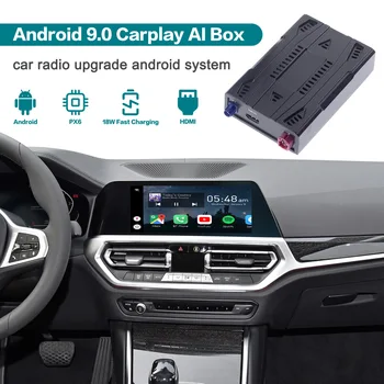 PX6 CP AI Box Rádio Upgrade na Android Smart Auto Multimediálny Prehrávač Bezdrôtový Zrkadlo Prepojenie TV Box Android Pre Apple Carplay Auto Rádio