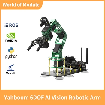 6DOF AI Visual Robotické Rameno SNSĽP Robot DIY ELECTRON SÚPRAVA Dizajn pre Jetson Nano 4GB B01 SUB Rada