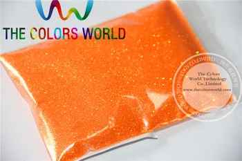 TCR19 0,2 mm Dúhové Rainbow, Oranžová, Červená Farba, Lesk Prášok na nechty,tatto art decoration DIY prášok
