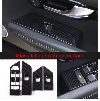 Zdvíhacie Swith Pokrytie Pôdy Range Rover Evoque 2012 2013 2014 2015 2016 2017 2018 2019 Carbon Fiber Glass 2019 4pcs 