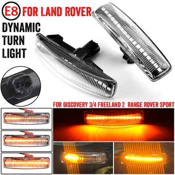Sekvenčné Blikajúce LED Zase Signál Bočné Obrysové Svetlo Blinker Na Land Rover Range Rover Sport Kompresor (L320) 2005-2018