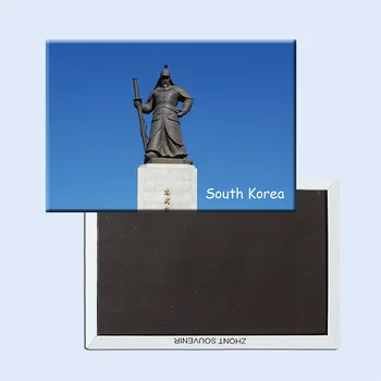 Cestovné Chladničky Magnety spomienky,Pamätník Admirála Yi Sun Hriech Južná Kórea Cestovanie, Neohybné, Magnety na Chladničku 20809