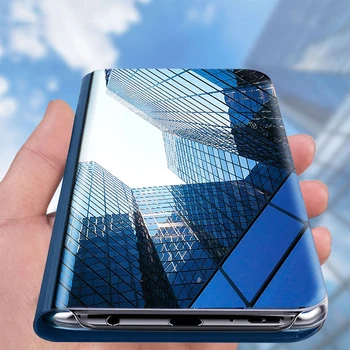 Smart Mirror Prípade Pre Xiao Redmi Poznámka 9 Pro Flip Stojan Knižné Pre Redmi Poznámka 9pro Note9 Pro Xiomi Redmi Nie 9 Pro Coque