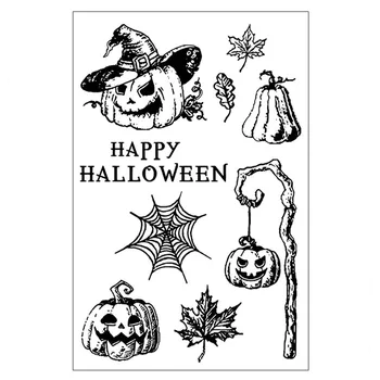 DABOXIBO Halloween Tekvica pavučina Jasné Známky Formy Pre DIY Scrapbooking Karty, Takže Vyzdobiť Remesiel 2020 NOVÝ Príchod
