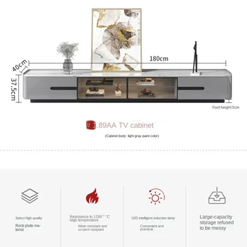 TV skrinka, konferenčný stolík obývacia izba kombinácii domácnosti malý byt moderný minimalistický taliansky online celebrity skrine