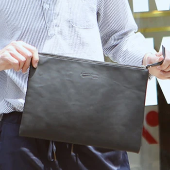 Tidog kórejská verzia ruky tašku mäkké pevné farebné módne spojka taška