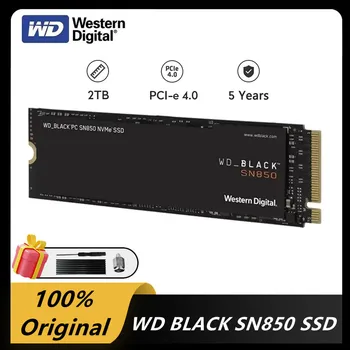 Western Digital WD_BLACK SN850 2TB 1 TB 500GB Internej jednotky ssd (Solid State Drive) NVMe PCIe 4.0 Gen4 M. 2 2280 SSD až 7000MB/s Originál