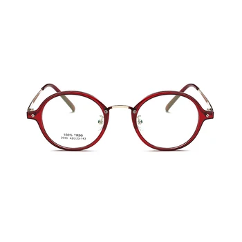 Retro Optické dámske okuliare rámy Okrúhle okuliare, rám ženy 2020 plné svetlo, Krátkozrakosť okuliare Jasné Predpis okuliare