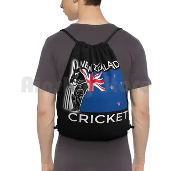 Nový Zéland Kriket Batoh Šnúrkou Taška Na Koni Lezenie Telocvični Taška Kriket Bowler Batsman Icc Hráč Kriketu Cricket Club Vlajka