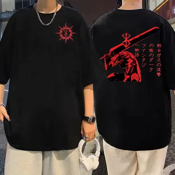 Anime, Komiksu, Berserk Črevá Griffith T-shirt Muži Ženy Móda Bežné Tričko Krátky Rukáv Nové pánske Harajuku Manga Nadrozmerné T Tričko