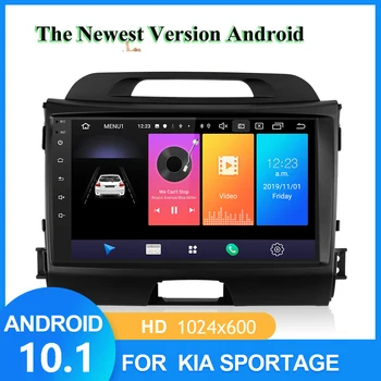 Android 10 9 palcový Autoradio Vedúci Jednotky Pre rok 2010 2011 2012 2013 2014 2015 KIA Sportage Rádio Audio Auta GPS Multimediálny Prehrávač 2DIN