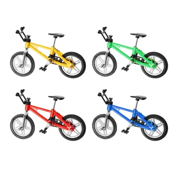 Bicykel Prst Hračka Mini Miniatúrne Horských Hračky Láskavosti Hra Bicykle Zbierky Ornament Kovové Dollhouseboy Dary 